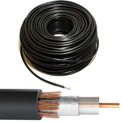 Cable Coaxial Malla De Cobre Cables De V Deo Audio E Internet