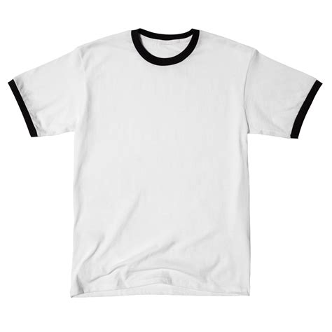 Mens Ringer T Shirt A 5050 Blended Jersey Knit Ringer Tee With