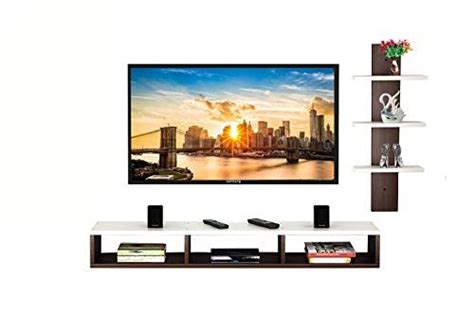 Anikaa Roxy Engineered Wood Wall Mount Tv Unit Tv Stand Wall Set Top