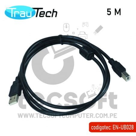 Cable Usb Tipo Ab De M