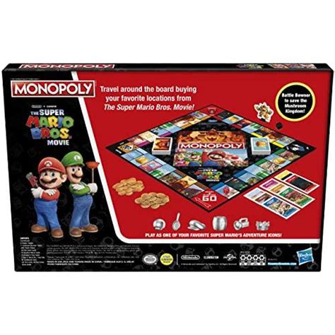 Hasbro Gaming Monopoly The Super Mario Bros Movie Edition Juego De