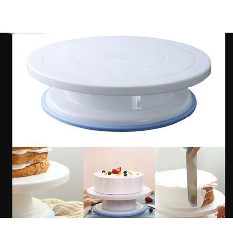 Jual Meja Putar Kue Revolving Cake Stand Tempat Kue Derajat Cm Di