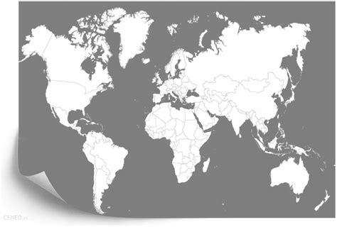 Doboxa Fototapeta Vinyl Strukturalny Mapa Świata 180X120 C6 Opinie i