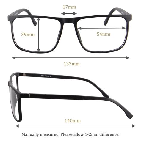 Mens Multifocal Progressive Reading Glasses Full Tr90 Frame Diopter