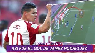 ASI FUE EL GOL De JAMES RODRIGUEZ OLYMPIACOS Vs LAMIA By