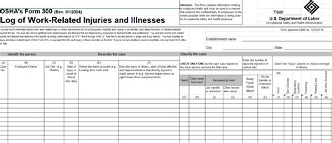 Osha Form 300a Post Insurance