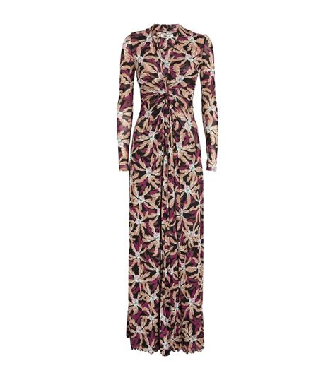 Womens Dvf Diane Von Furstenberg Multi Floral Print Kassia Maxi Dress