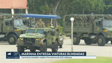 Vídeo Marinha entrega viaturas blindadas na Ilha do Governador RJ2 G1