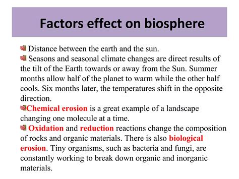 Biosphere | PPT