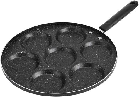 Wbty 7 Holes Frying Pan Non Stick Fried Eggs Cooking Pan Burger Mold Household