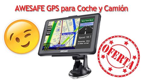 Mejora Tu Viaje Con El Awesafe Gps Coche Pulgadas Y Su Pantalla