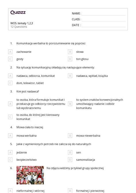 Ponad Rdzenie Tematy Arkuszy Roboczych Dla Klasa W Quizizz