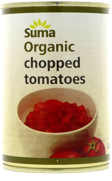 Suma Organic Chopped Tomatoes 400g Suma Wholefoods