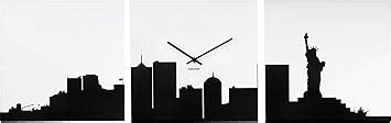 Amazon Present Time Karlsson New York Skyline Wall Clock Piece