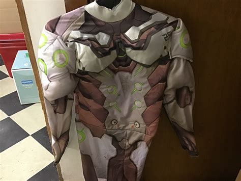 Kids' Overwatch Genji Halloween Costume Muscle Jumpsuit L (10-12) - D3
