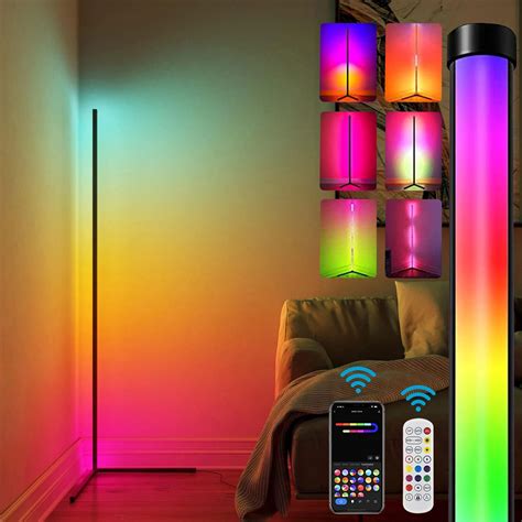 Minimalist Floor Lamp Wambory Rgb Floor Lamp Smart Led Floor Lamp