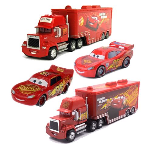 Disney Pixar Cars 2 3 Relâmpago McQueen No 95 E Mack Tio Caminhão 1