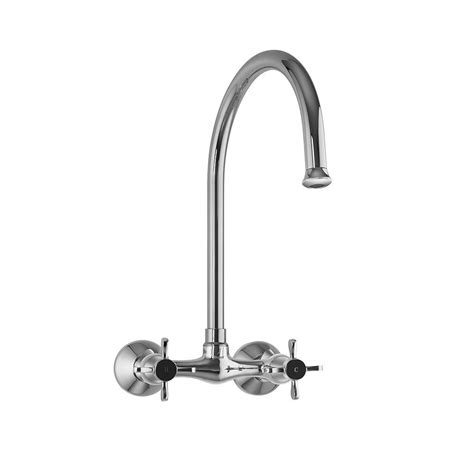 Queens Prime Two Levers Swivel Spout Sink Mixer Jaquar Global