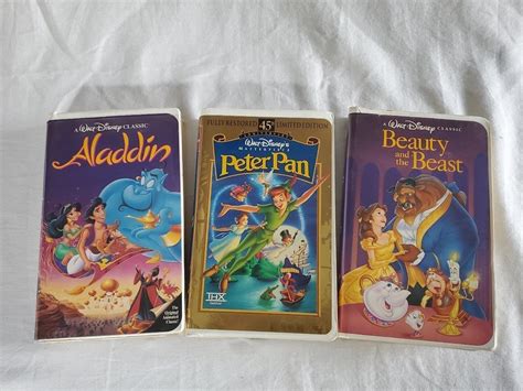 Lot Of 10 Walt Disney Sing Along Songs Vhs Peter Pan Mulan Christmas