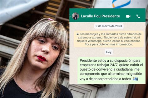 Romina Celeste Envió Mensaje A Lacalle Ofreciéndose Como Directora De