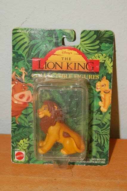 Vintage Disney Lion King Collectible Figure Mattel Adult Simba Brand New Sealed Ebay