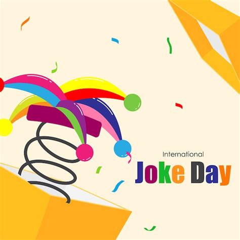 Premium Vector Vector Illustration Of International Joke Day Social