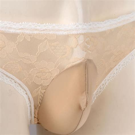 Yoojia String Sissy Homme Bulge Pouch Sous V Tements Transparente