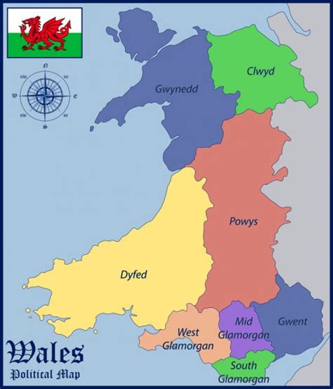 Mapa Político De Inglaterra Vector De Stock 72506867 De ©pablofdezr1984