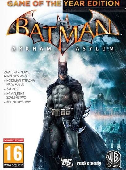 Batman Arkham Asylum Game Of The Year Edition Pc Klucz Steam Sklep