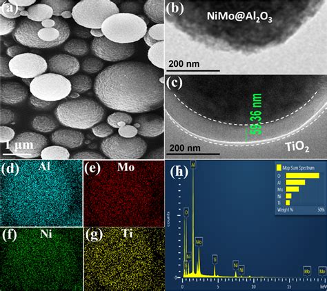 A Hrfe Sem Image Of Nimoal2o3 And Hr Tem Image Of B Nimoal2o3 And C