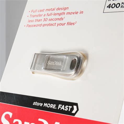 SanDisk Ultra Luxe Flashdisk USB 3 2 Gen 1 512GB SDCZ74 Silver