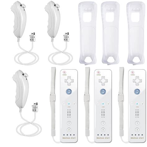 3 Packs Remote Controller for Wii, Built-in Motion Plus Remote ...