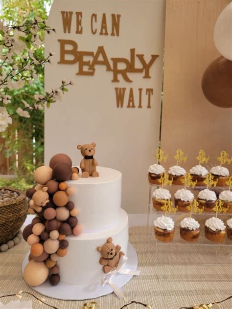 We Can Bearly Wait Baby Shower Cake Artofit