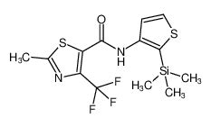 2 Metil 4 Trifluorometil N 2 Trimetilsilil Tiofen 3 Il Tiazol