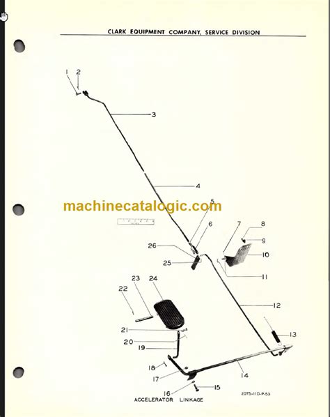 CLARK NO-12F MAINTENANCE MANUAL AND PARTS BOOK – Machine Catalogic