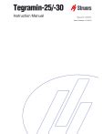 struers tegramin  tegramin  instruction manual manualzz