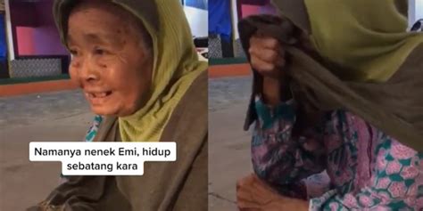 Kisah Pilu Nenek Emi Hidup Sebatang Kara Dan Pungut Botol Bekas Untuk