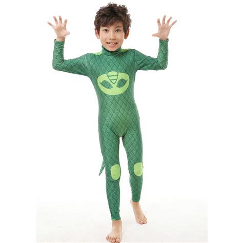 Pj Masks Kids Jumpsuit Sleepwear Connor Greg Amaya Cosplay Costume Suit