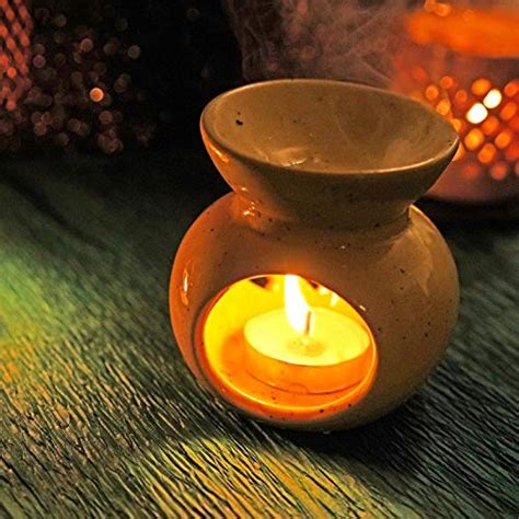 Lookstar Pure Source India Ceramic Clay Candle Operated Aroma Burner