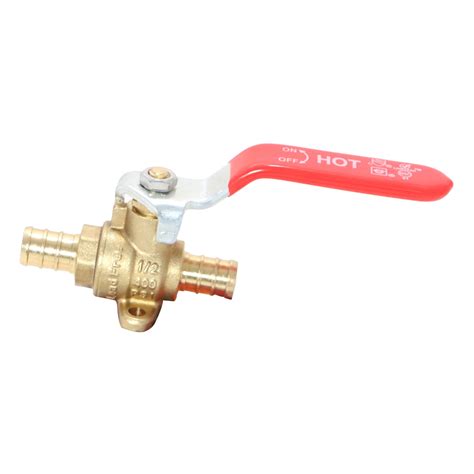 Pcs Xfitting Barb Crimp Pex Inch Pex Ball Valve With Drop Ear