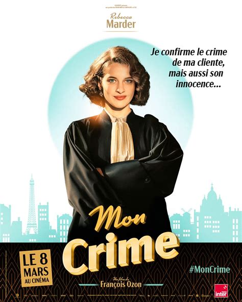 Affiche Du Film Mon Crime Photo Sur Allocin