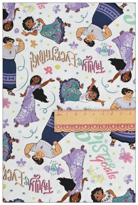 Disney Encanto Fabric Madrigal Fabric Luisa Brunos Isabela Etsy Uk