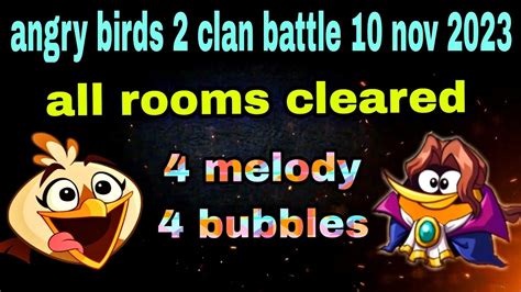 Angry Birds Clan Battle Nov All Rooms Cleared Rooms