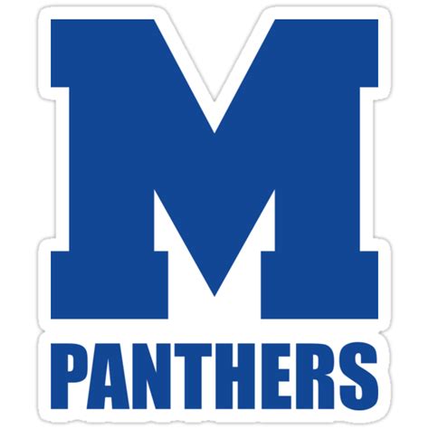 "Midlothian High School Panthers" Stickers by TheWorkshoppe | Redbubble