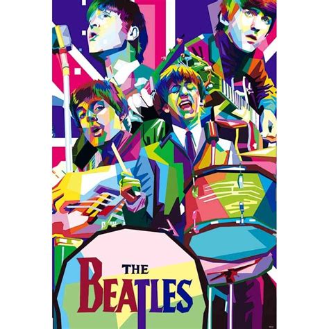 Poster The Beatles Pop Art Looking For On Carousell