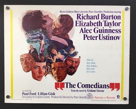 The Comedians (1967) – Original Half Sheet Movie Poster - Hollywood ...