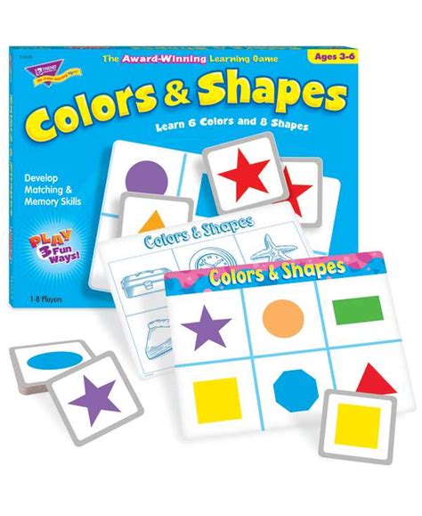 Colors & Shapes Match Me Game