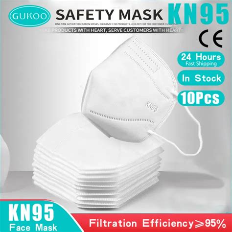 Gukoo Kf Face Mask Pcs Korea Facemask Disposable Mask Face Pink