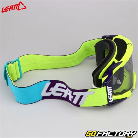 Masque Leatt Neon Yellow Light Grey Quipement Pilote