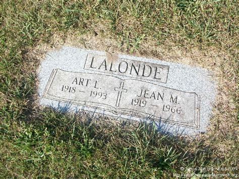 Arthur Lucien Lalonde Find A Grave Memorial